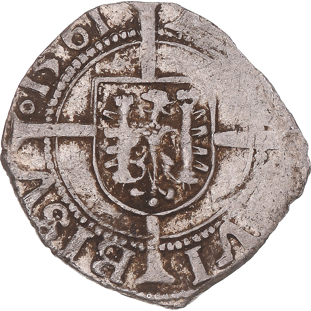 Munten, FRANSE STATEN, Franche-Comté, 1/2 Carolus, 1561, Besançon, ZF, Billon