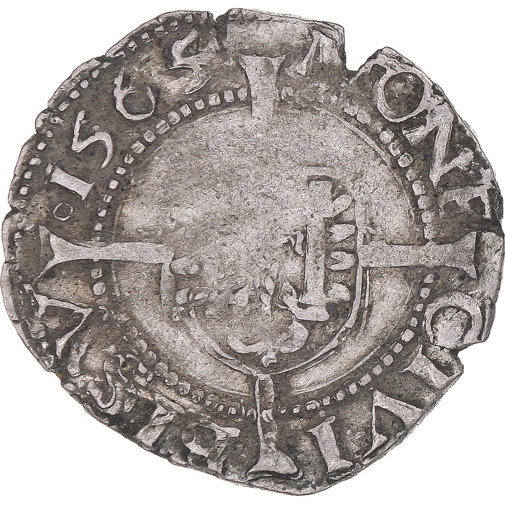 Moneda, ESTADOS FRANCESES, Franche-Comté, 1/2 Carolus, 1565, Besançon, BC+
