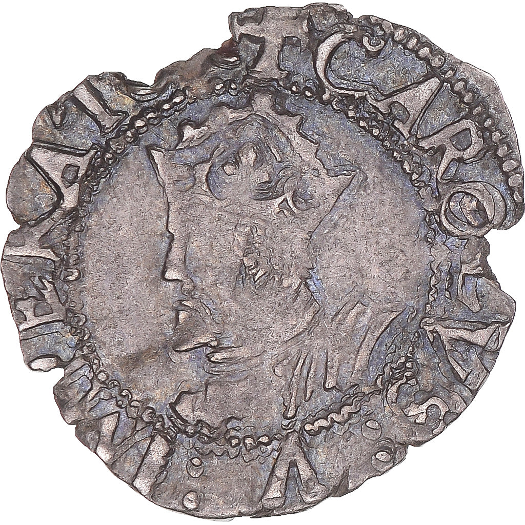 Moneda, ESTADOS FRANCESES, Franche-Comté, 1/2 Carolus, 1582, Besançon, MBC