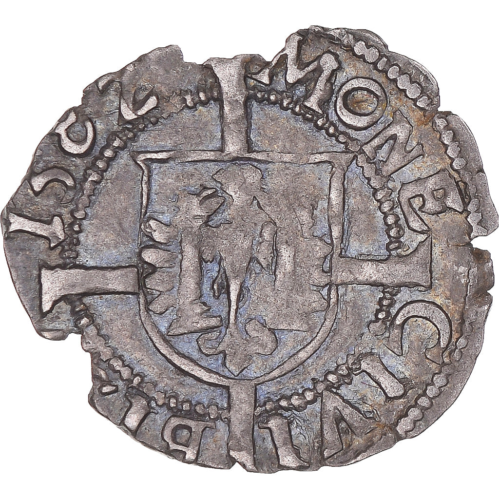 Moneda, ESTADOS FRANCESES, Franche-Comté, 1/2 Carolus, 1582, Besançon, MBC