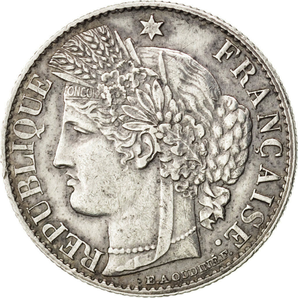 Monnaie, France, Cérès, 50 Centimes, 1895, Paris, SUP+, Argent, KM:834.1