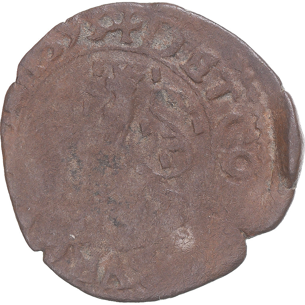 Moneta, STATI FRANCESI, Franche-Comté, Philip II, 2 Deniers, 1595, Dole, MB