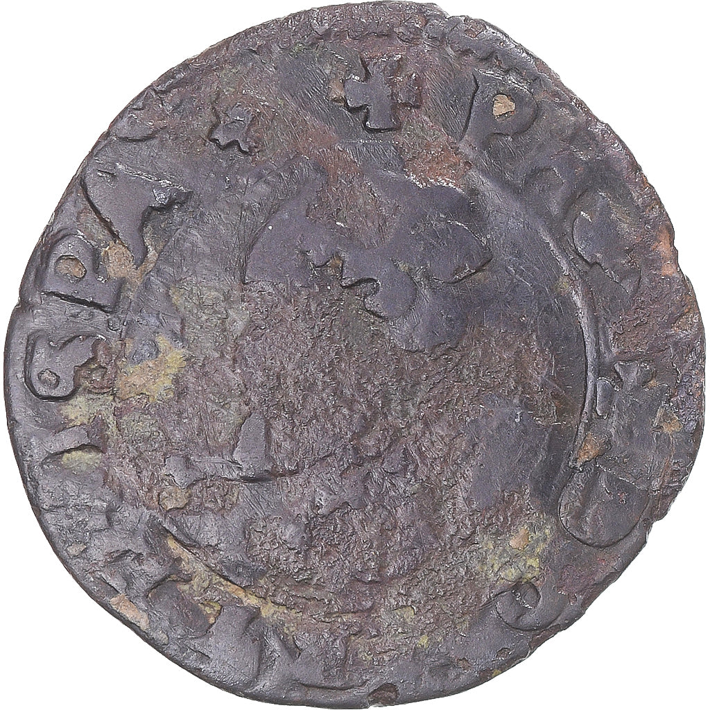 Moneda, ESTADOS FRANCESES, Franche-Comté, Philip II, 2 Deniers, 1597, Dole