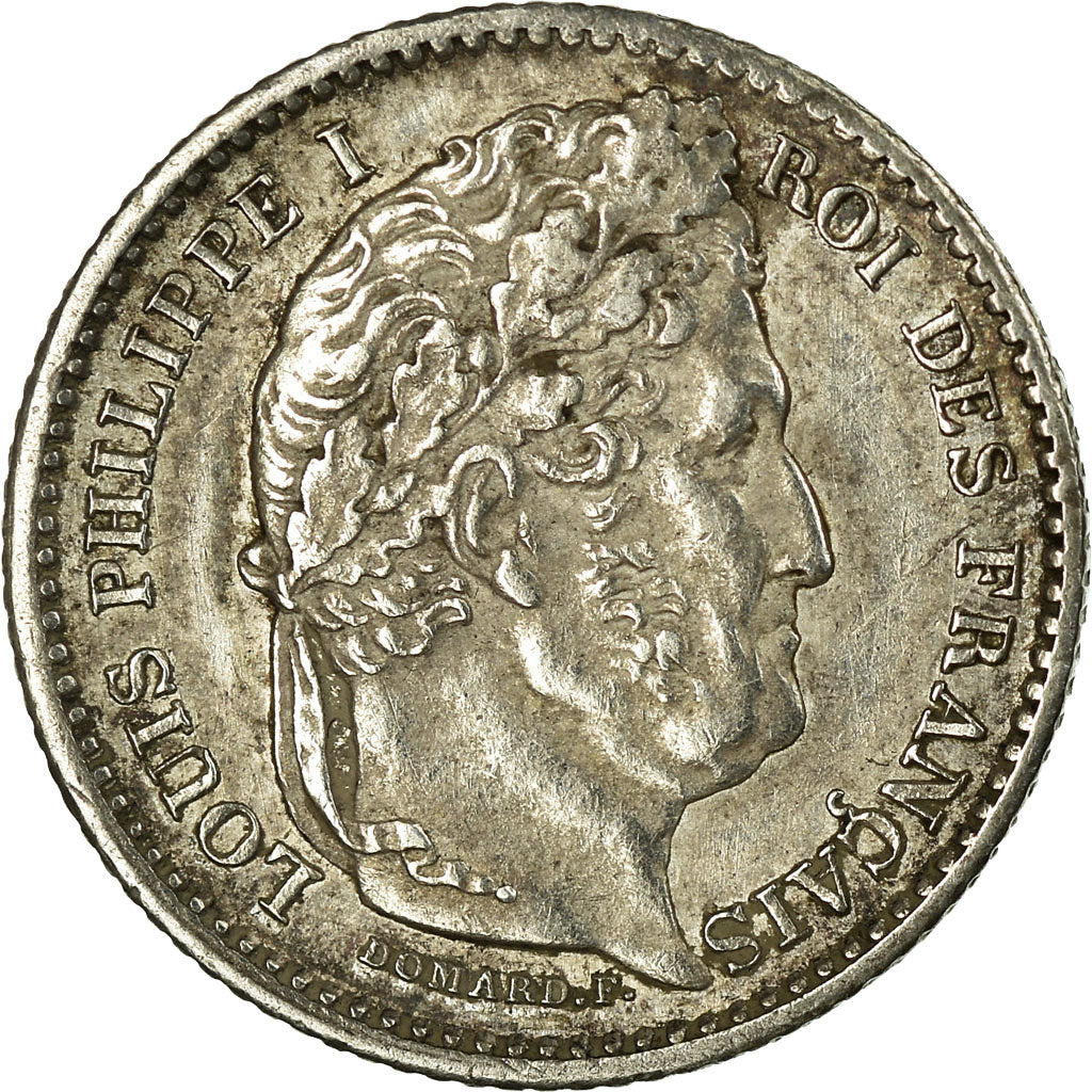 Moneta, Francia, Louis-Philippe, 25 Centimes, 1845, Rouen, SPL-, Argento