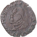 Moneta, TERYTORIA FRANCUSKIE, Franche-Comté, Philip II, 2 Deniers, 1599, Dole