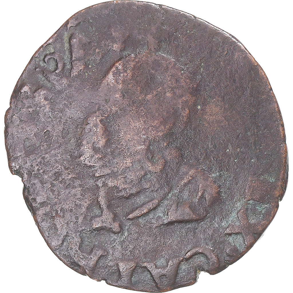 Moneda, ESTADOS FRANCESES, Franche-Comté, Philip II, 2 Deniers, 1604, Dole