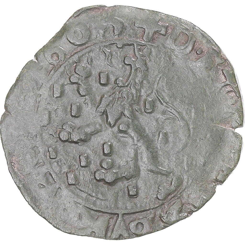 Moneta, TERYTORIA FRANCUSKIE, Franche-Comté, Philip II, 2 Deniers, 1605, Dole