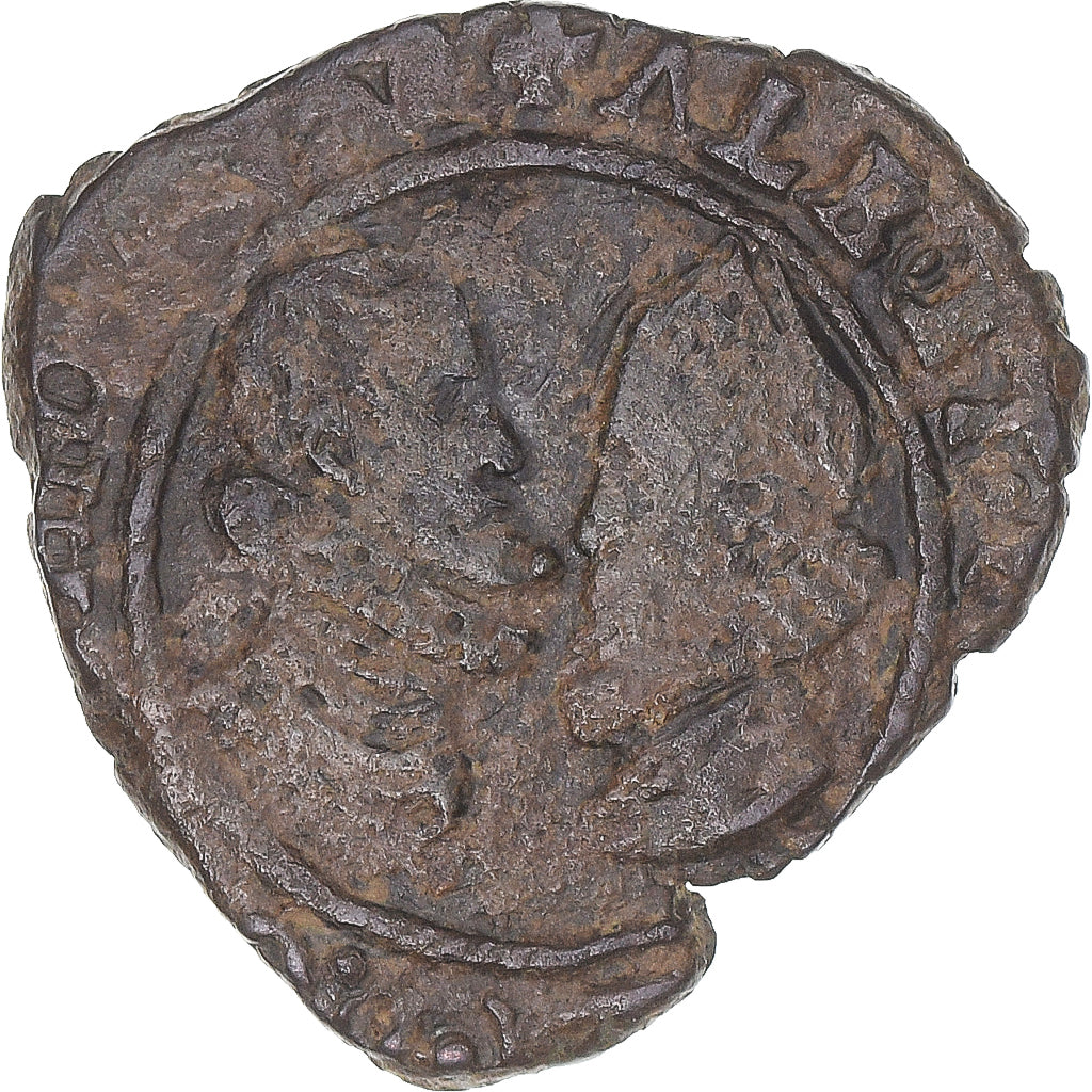 Moneda, ESTADOS FRANCESES, Franche-Comté, Albert & Isabella, 2 Deniers, 1610