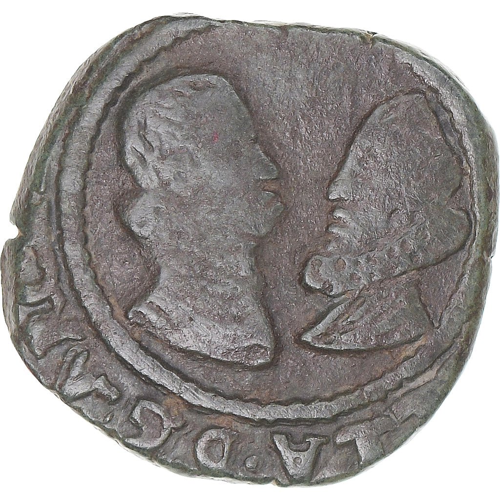 Monnaie, Régions françaises, Franche-Comté, Albert & Isabelle, 2 Deniers