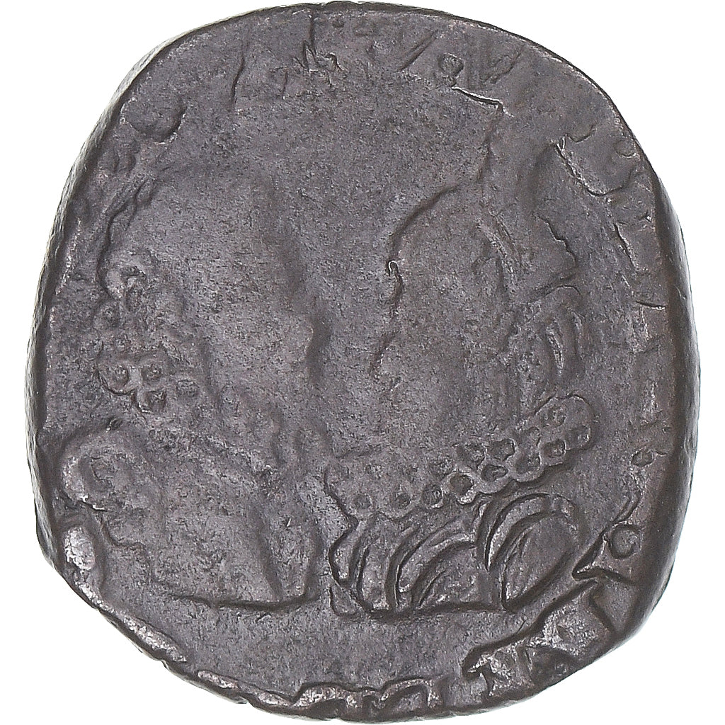 Monnaie, Régions françaises, Franche-Comté, Albert & Isabelle, 2 Deniers