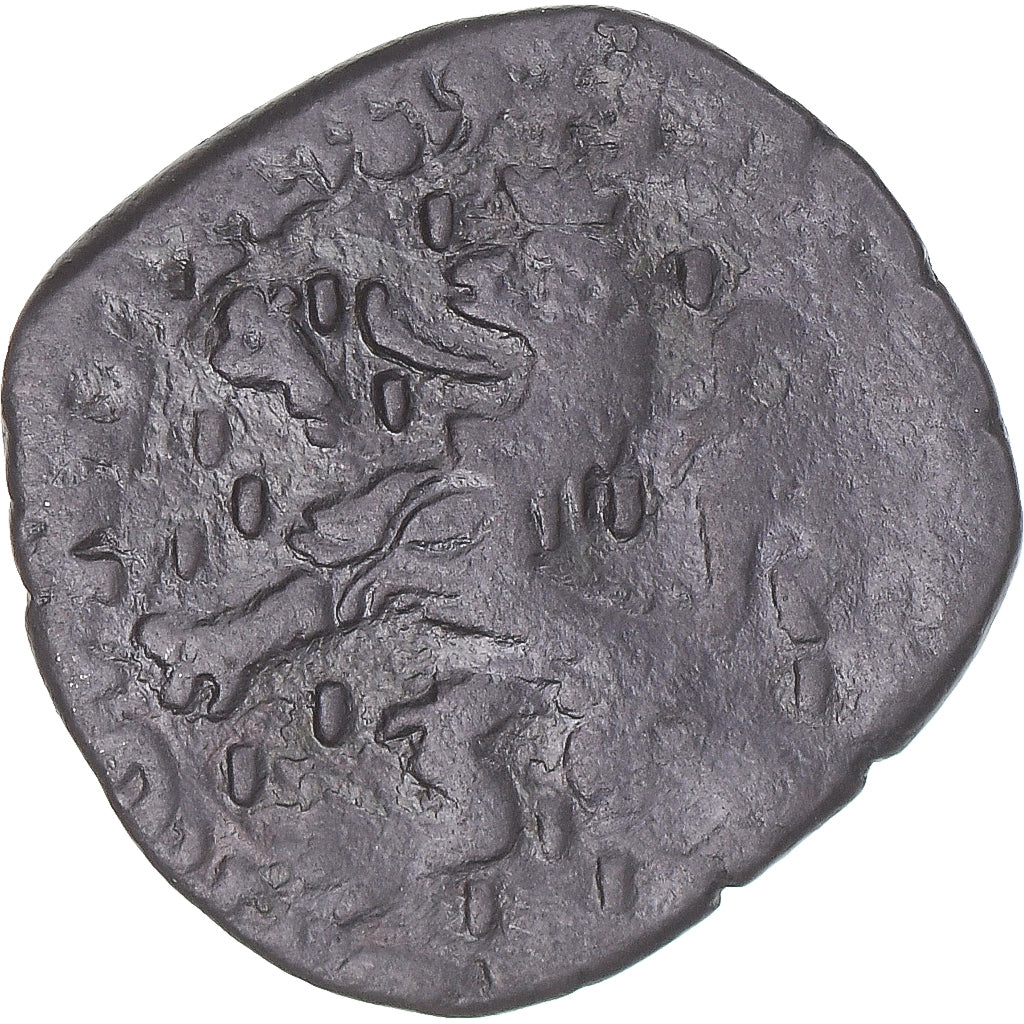 Moneta, TERYTORIA FRANCUSKIE, Franche-Comté, Albert & Isabella, 2 Deniers