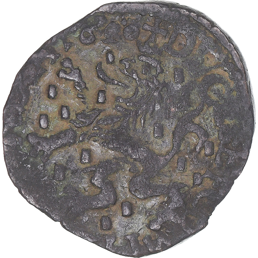 Munten, FRANSE STATEN, Franche-Comté, Albert & Isabella, 2 Deniers, 1620, Dole