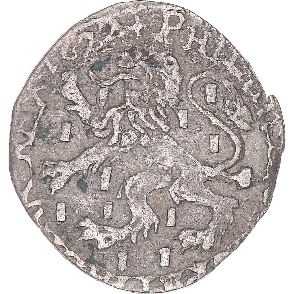 Moneta, TERYTORIA FRANCUSKIE, Franche-Comté, Philip IV, carolus au lion, 1622