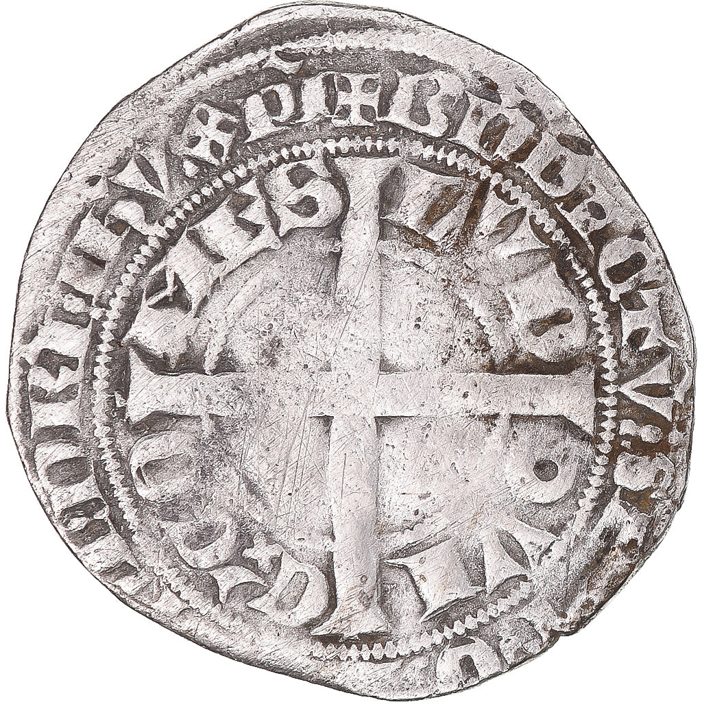 Münze, Frankreich, Flanders, Louis II de Mâle, Gros, 1346-1384, S+, Silber