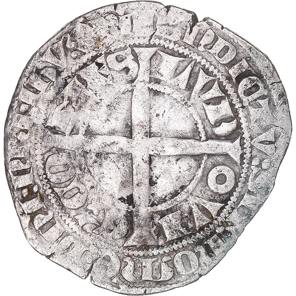 Moneta, Francja, Flanders, Louis II de Mâle, Gros, 1346-1384, VF(30-35)