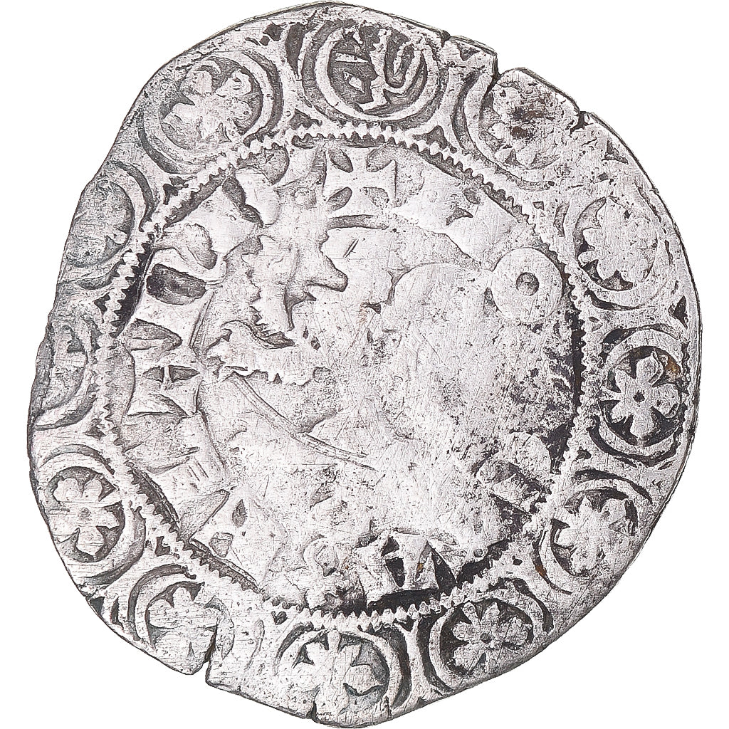 Moneta, Francja, Flanders, Louis II de Mâle, Gros, 1346-1384, VF(30-35)