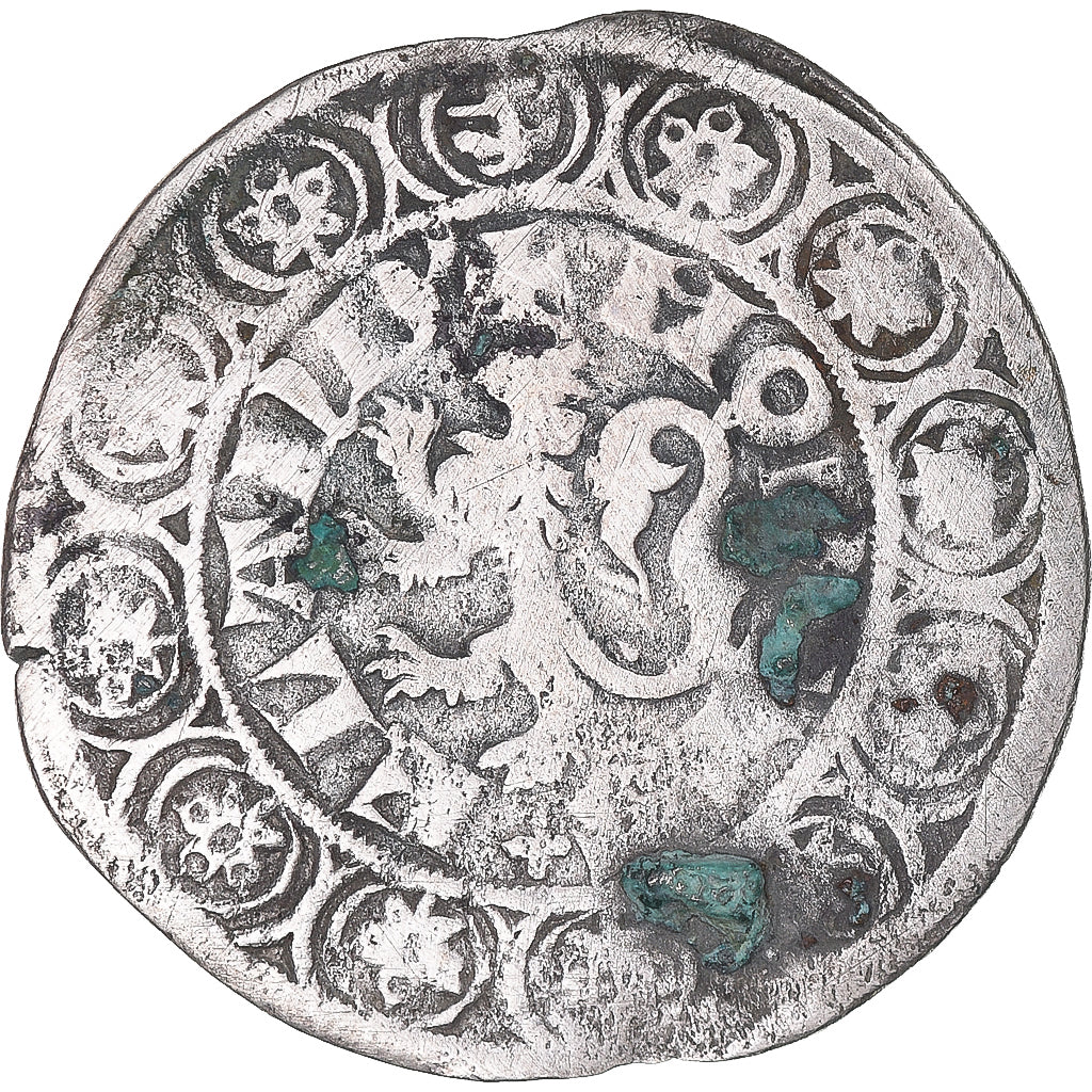 Moneta, Francja, Flanders, Louis II de Mâle, Gros, 1346-1384, VF(30-35)