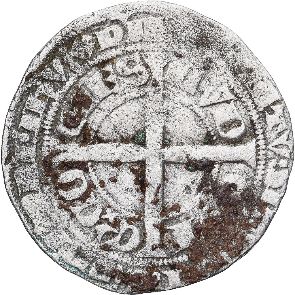 Münze, Frankreich, Flanders, Louis II de Mâle, Gros, 1346-1384, S+, Silber
