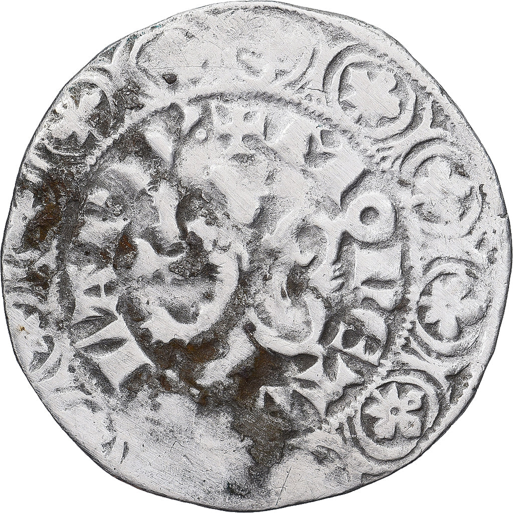 Münze, Frankreich, Flanders, Louis II de Mâle, Gros, 1346-1384, S+, Silber