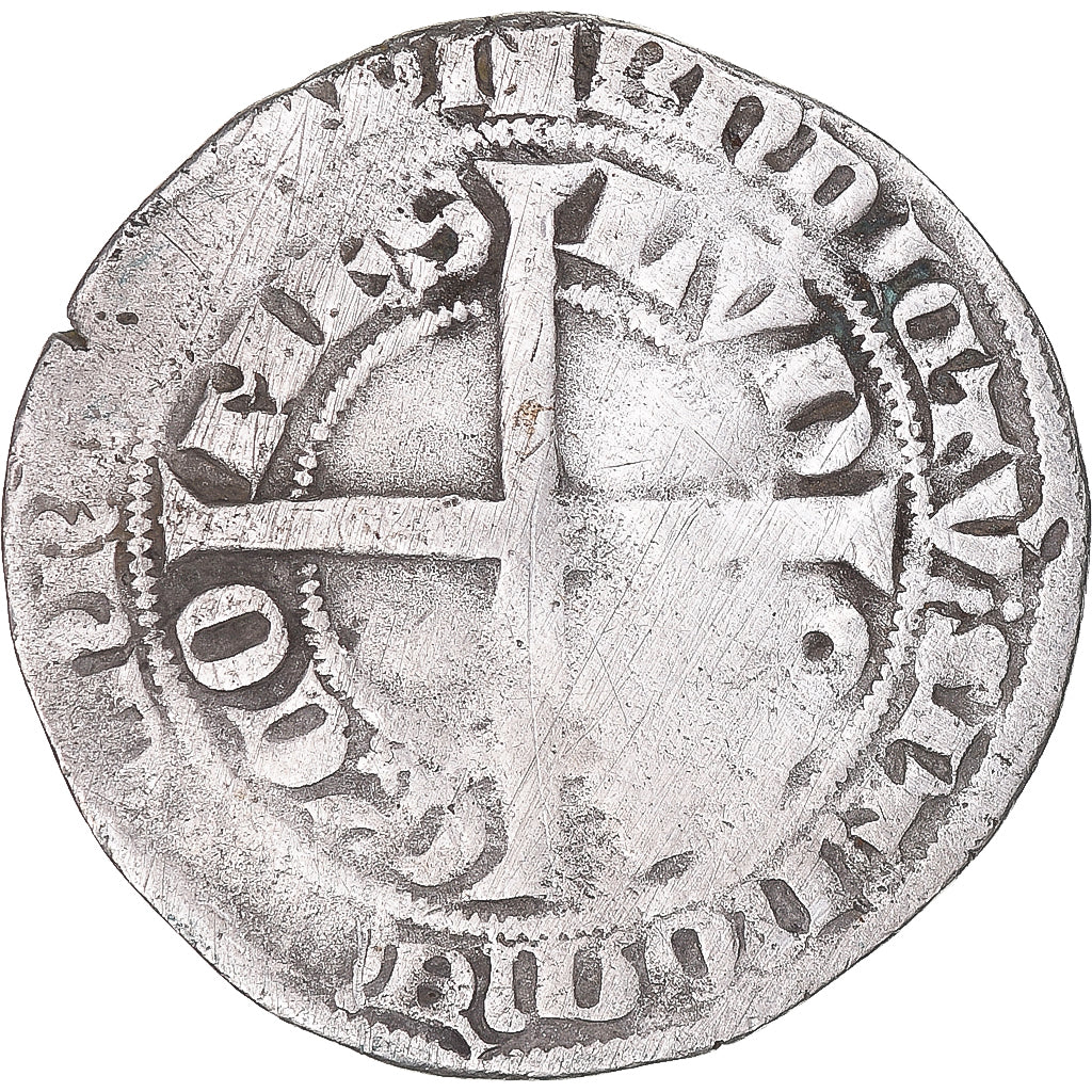Münze, Frankreich, Flanders, Louis II de Mâle, Gros, 1346-1384, S+, Silber