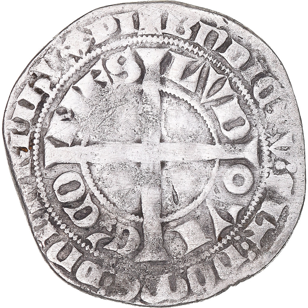 Münze, Frankreich, Flanders, Louis II de Mâle, Gros, 1346-1384, S+, Silber