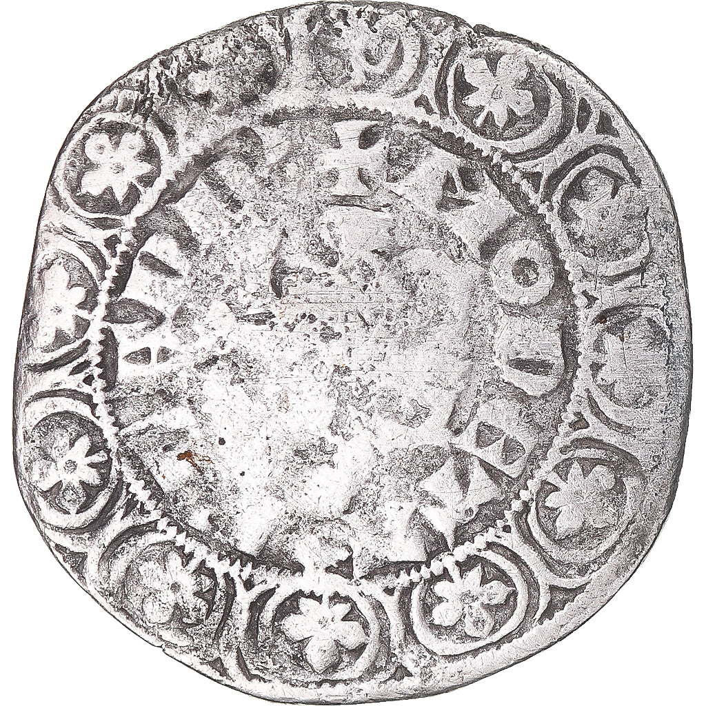 Münze, Frankreich, Flanders, Louis II de Mâle, Gros, 1346-1384, S+, Silber