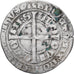 Moneda, Francia, Flanders, Louis II de Mâle, Gros, 1346-1384, BC+, Plata