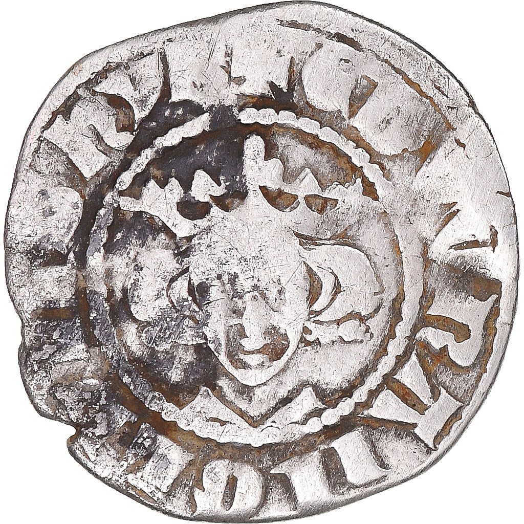 Munten, Groot Bretagne, Edward I, II, III, Penny, London, FR+, Zilver