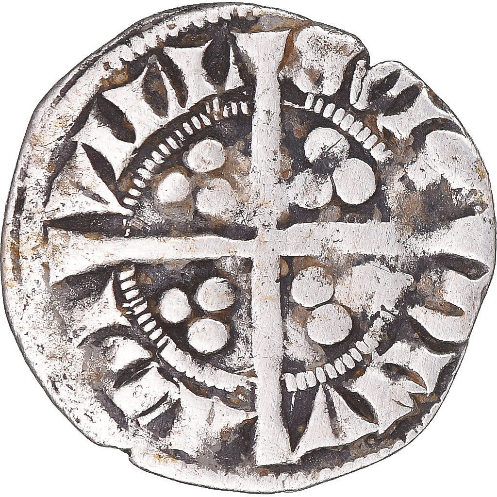 Groot Bretagne, Edward II, Penny, 1272-1307, Bury St. Edmunds, Zilver, FR+