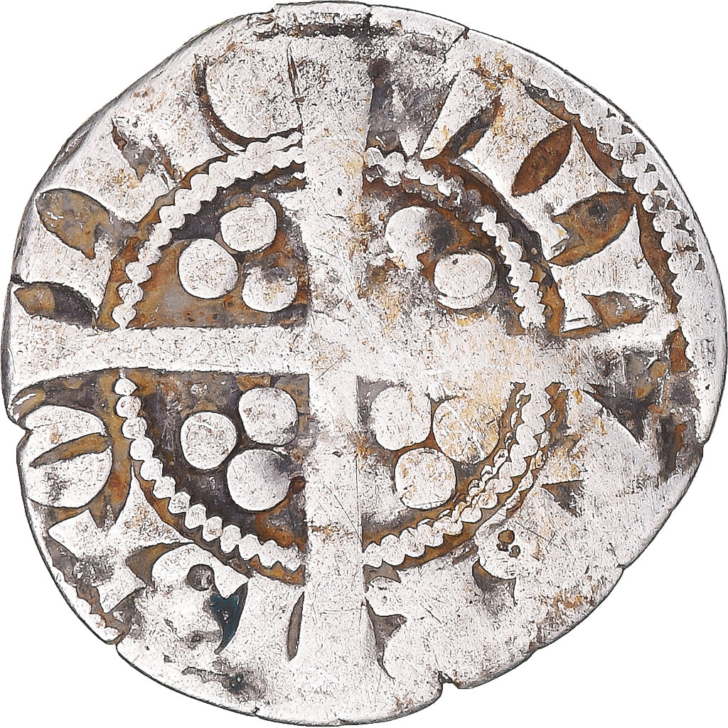 Moneda, Gran Bretaña, Edward I, Penny, 1272-1307, Bristol, BC+, Plata