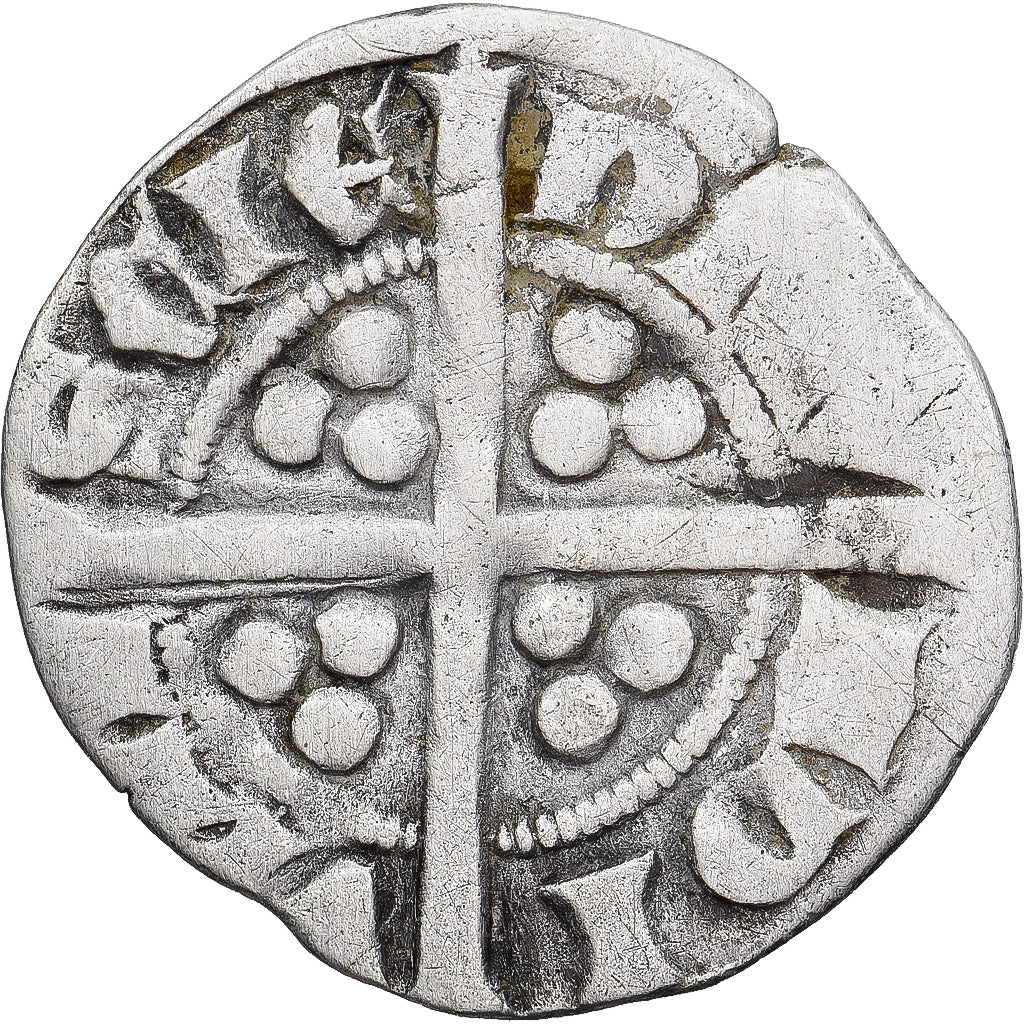 Coin, Great Britain, Edward I, II, III, Penny, Bury St. Edmunds, VF(30-35)