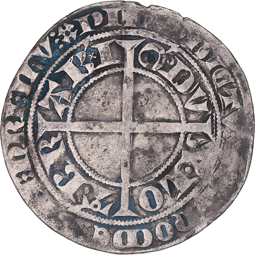Moeda, Bélgica, duché de Brabant, Jean III, Gros compagnon au lion, 1312-1355