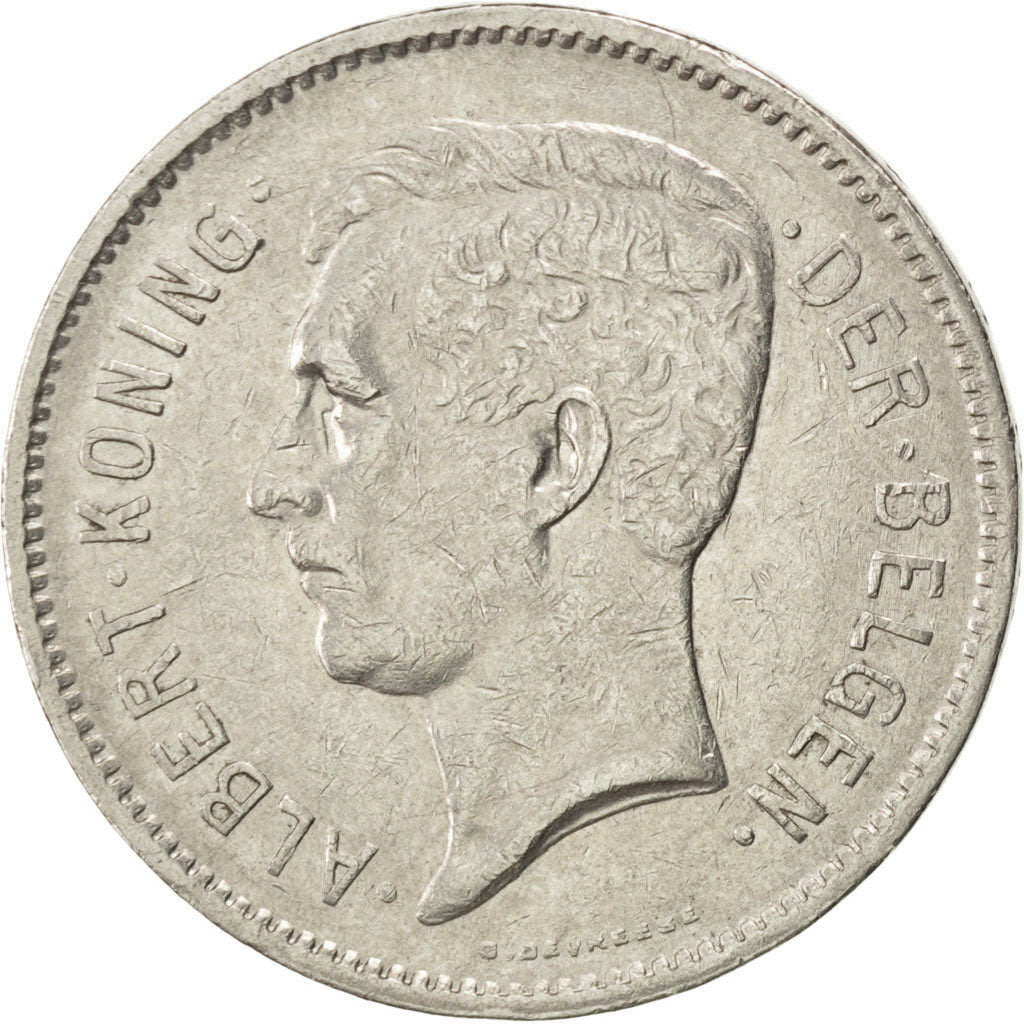 Monnaie, Belgique, 5 Francs, 5 Frank, 1932, TTB, Nickel, KM:98