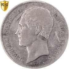 Belgium, Leopold I, Franc, 1849, Brussels, Silver, PCGS, VF Detail, KM:16.1
