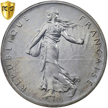 Frankrijk, 1 Franc, Semeuse, 1979, MDP, Piéfort, Zilver, PCGS, SP64