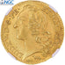 France, Louis XV, louis d'or au bandeau, 1753, Paris, 2nd semestre, Or, NGC
