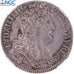 France, Louis XIV, 1/4 Ecu aux 3 couronnes, 1709, Reims, TOP POP, Silver, NGC