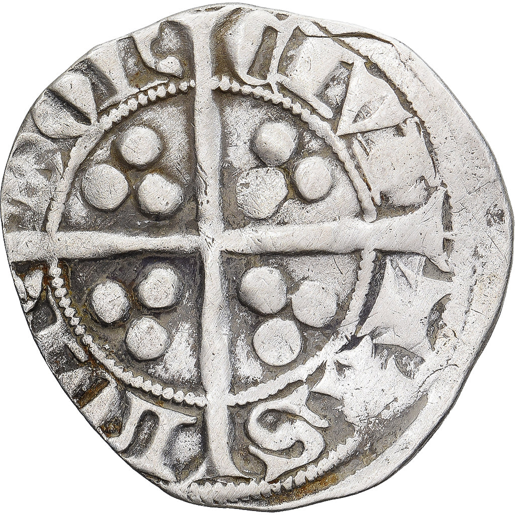 Monnaie, Grande-Bretagne, Edward I, II, III, Penny, Londres, TTB, Argent