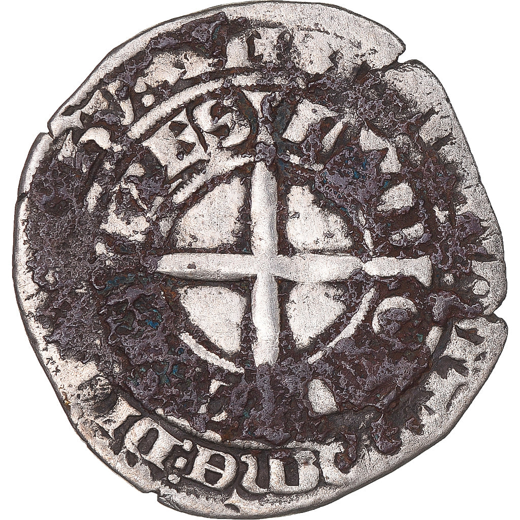 Moneta, Francja, Flanders, Louis II de Mâle, Gros, 1346-1384, VF(30-35)