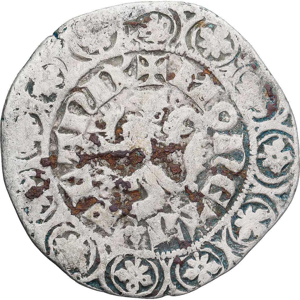 Münze, Frankreich, Flanders, Louis II de Mâle, Gros, 1346-1384, S+, Silber