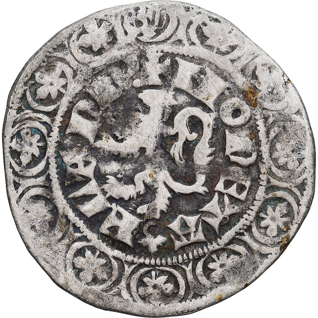 Münze, Frankreich, Flanders, Louis II de Mâle, Gros, 1346-1384, S+, Silber