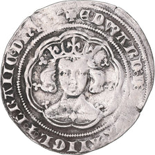 Moeda, Grã-Bretanha, Edward III, Gros, 1327-1377, London, EF(40-45), Prata