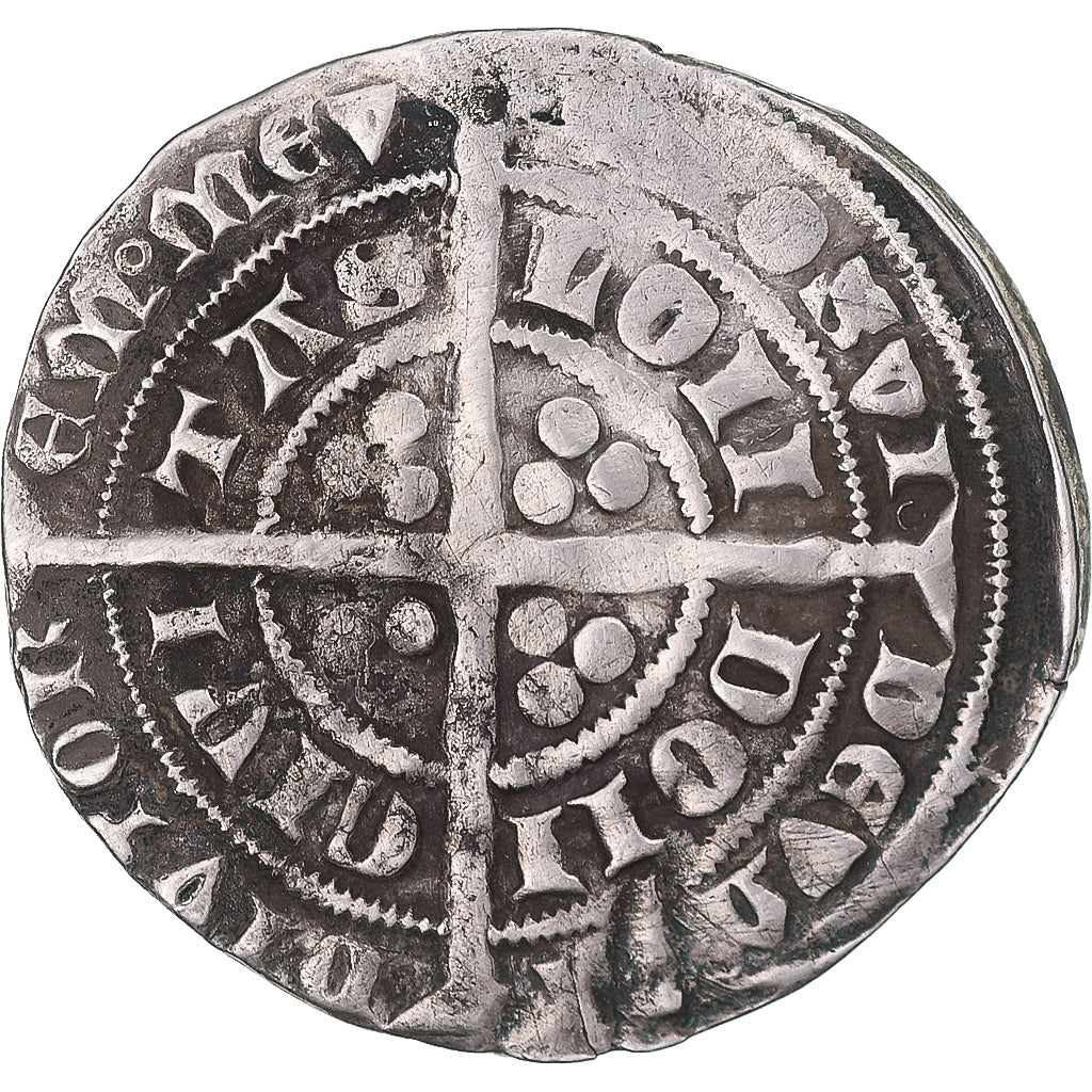 Moeda, Grã-Bretanha, Edward III, Gros, 1327-1377, London, EF(40-45), Prata