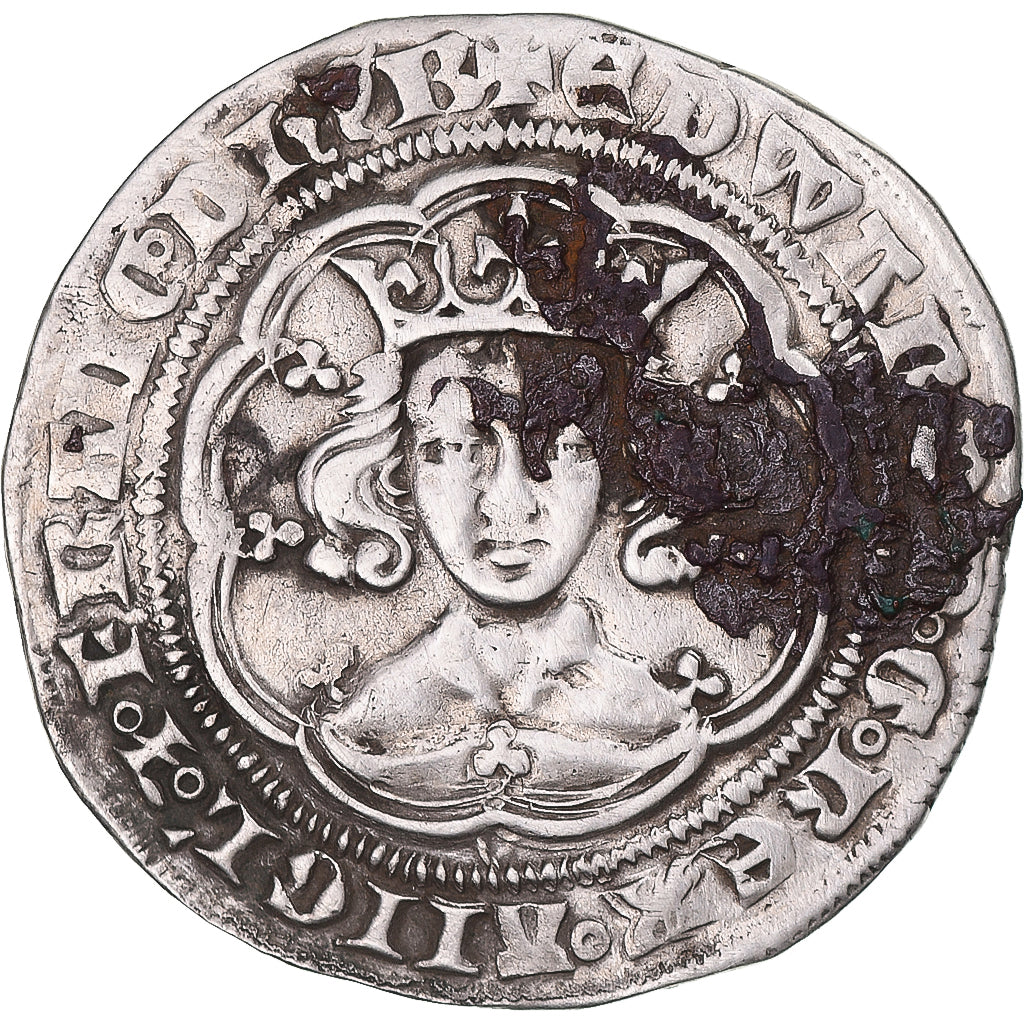 Great Britain, Edward III, Gros, 1351-1361, York, Silver, EF(40-45), Spink:1571