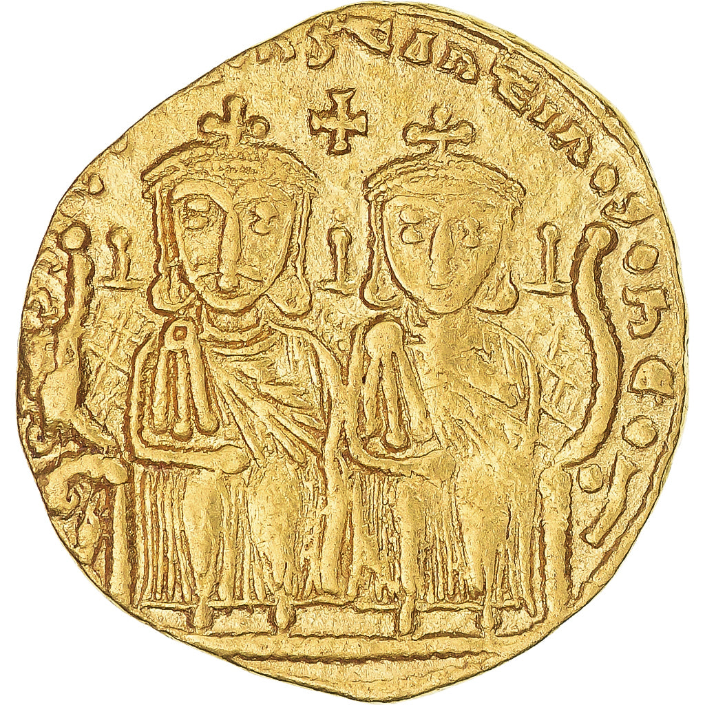 Monnaie, Constantine VI, with Leo III, Constantine V, and Leo IV, Solidus