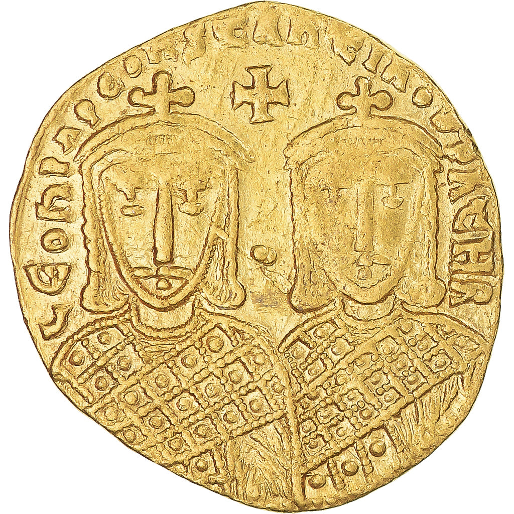 Monnaie, Constantine VI, with Leo III, Constantine V, and Leo IV, Solidus