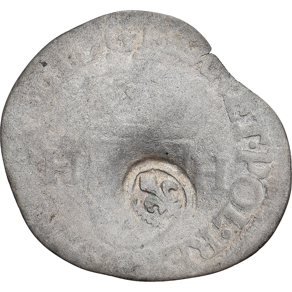 Münze, Frankreich, Louis XIII, 15 Deniers, contremarqué lis, S, Billon