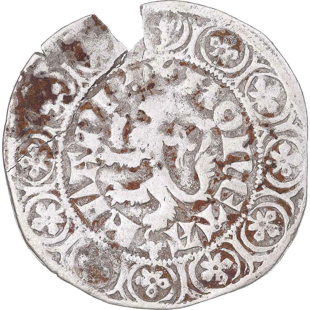 Moneta, Francja, Flanders, Louis II de Mâle, Gros, 1346-1384, VF(30-35)