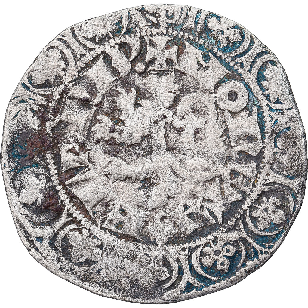 Münze, Frankreich, Flanders, Louis II de Mâle, Gros, 1346-1384, S+, Silber