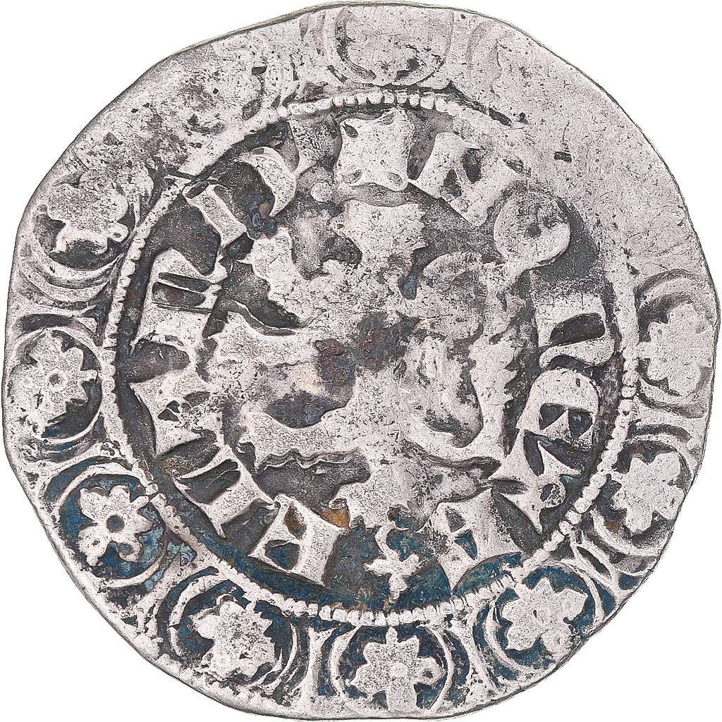 Moneta, Francja, Flanders, Louis II de Mâle, Gros, 1346-1384, VF(30-35)